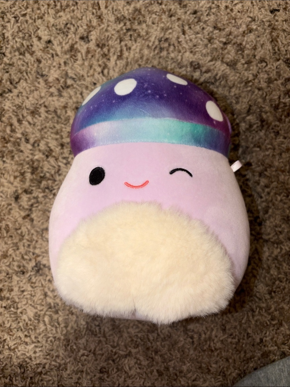 Squishmallows Fantasy Squad Minya the Purple Mushroom 7.5" NWOT